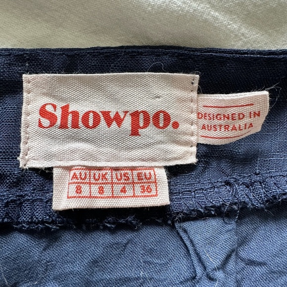 Showpo Navy Romper Size 4 - Picture 6 of 7